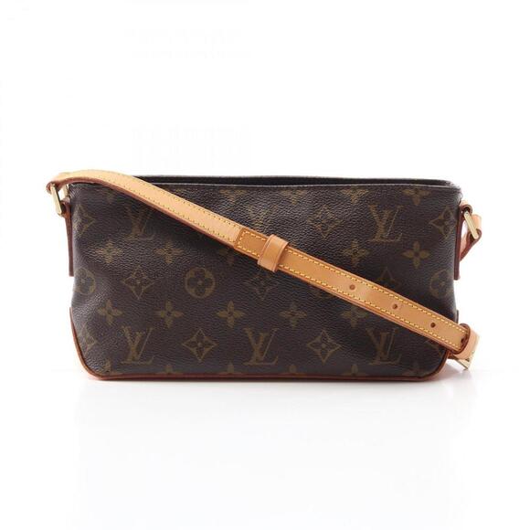 Louis Vuitton Handbags - LOUIS VUITTON Brown Monogram Leather Shoulder Bag